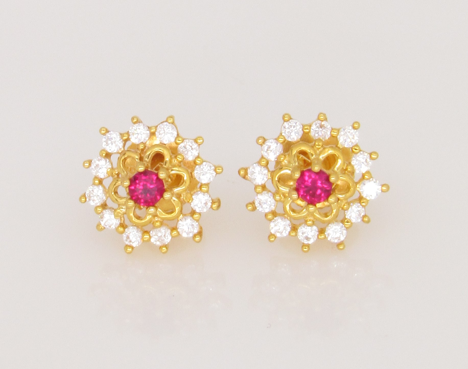 Floral Stud Earrings